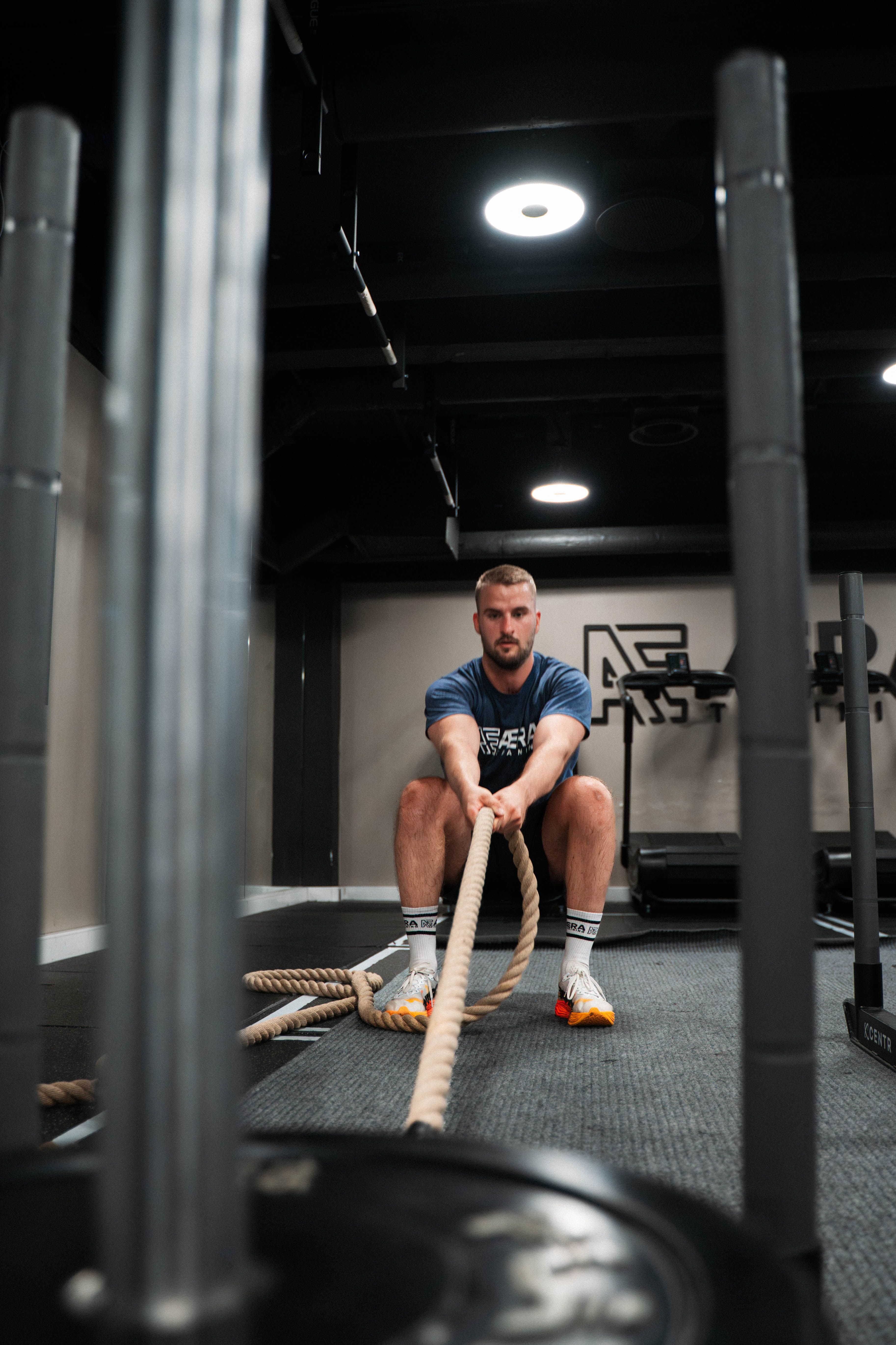 Sled pull med tau